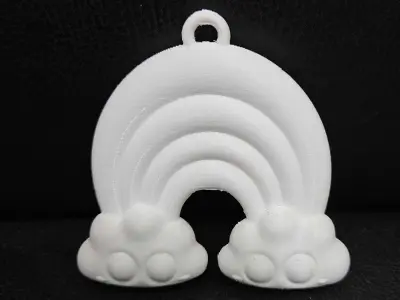 Rainbow Keychain 3D print model
