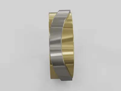 wedding band ring 3D print model