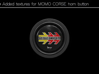 MOMO Mod 08 Steering Wheel 3D Model 3D model