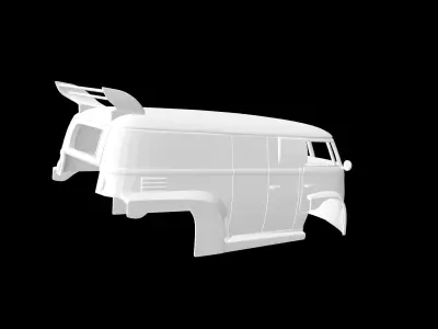 Volkswagen T1 Williams 3D print model