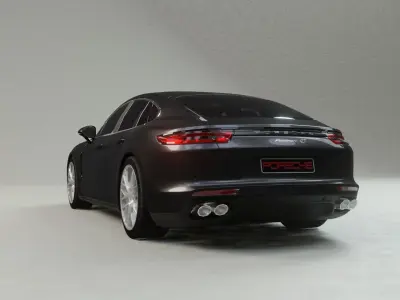 Porsche Panamera 3D model from CGTrader