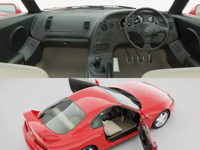 1997 A80 Toyota Supra 3D model
