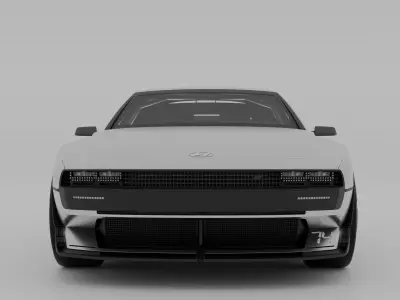 Hyundai N Vision 74 3D model by Flostudio