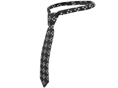 Suit Tie  Low-poly 3D model