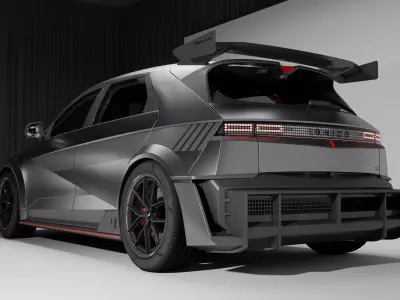 Hyundai Ioniq 5 N NPX1 2024 Low-poly 3D model