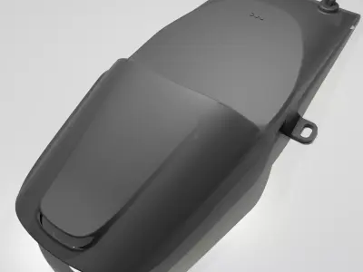 Rear fender scrambler for Royal Enfield 650 Interceptor and GT 3D print model