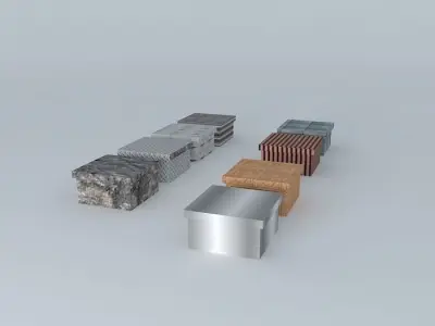 garnish boxes boxes decorative object Free 3D model