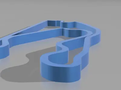F1 Circuit Miami 2022 3D Print Model 3D print model