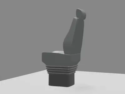 Bus Seat 3D print model