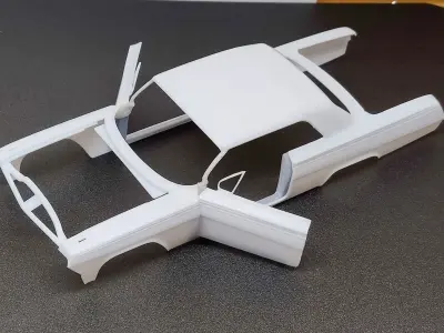 3d printable Impala SS Hardtop 1962 door frame kit 3D print model