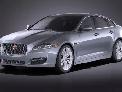 Jaguar XJ 2017 VRAY 3D model