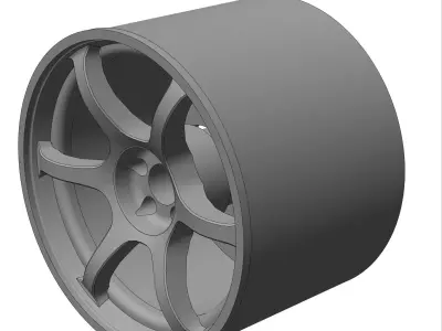 Advan RG2 164 RIMS FOR HOTWHEELS 3D print model