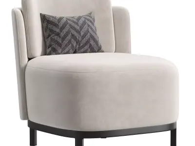 DARRINGTON ARMCHAIR BY CAZARINA 3D model
