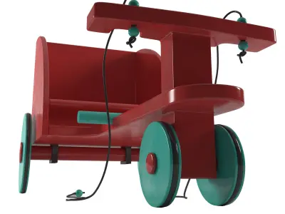 tricycle Low-poly 3D model