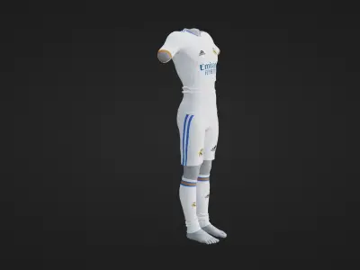 Real Madrid Sportwear Low-poly 3D model