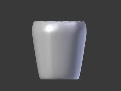 Wooden Cup 3D model