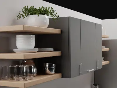 Kitchen isometric 3D model
