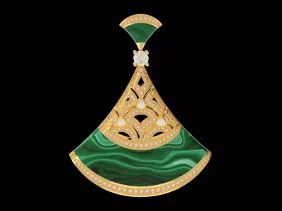 Woman Pendant 3D print model