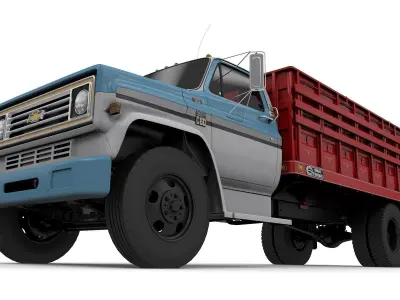Chevy C60 Truck Omaha Standard 1977 3D model