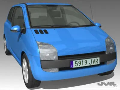 Small City Car 3D model