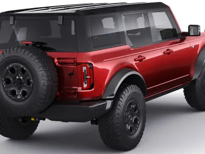 Bronco 4 door and 2 door 2021 3D model