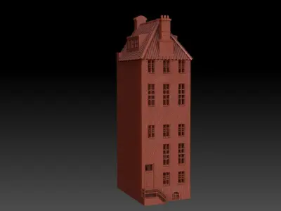 LED Light Miniature House 3D print model