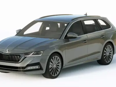 Skoda Octavia Estate 2020 3D model