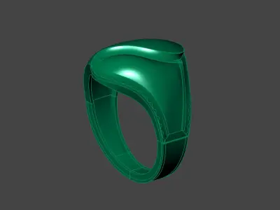 Plain Ring Women Ready STL 3DM Models Womens Rings 3D models 3D print model 64