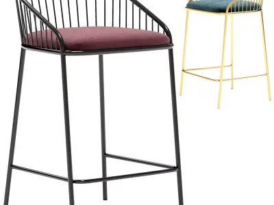 AGORA High Stool By Missana 3D model