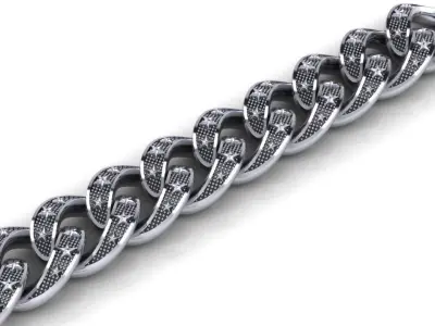 chain bracelets 03 3D print model