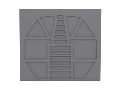 Prison ship hallway door 1-12 scale Blackseries Free 3D print model