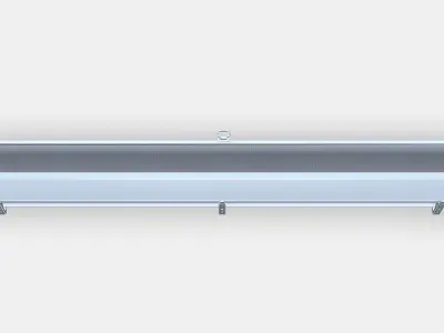 TRETUR Blackout roller blind Low-poly 3D model