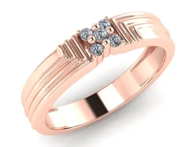 light weight gold diamond rings-C111116SKCH2026000-wt-5-10 3D print model