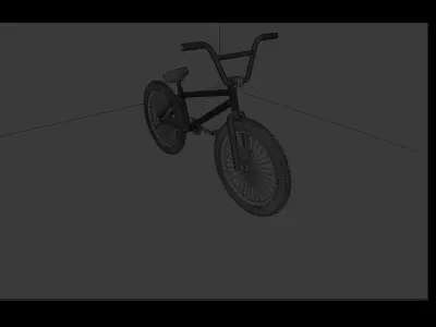 BMX Red Free 3D model