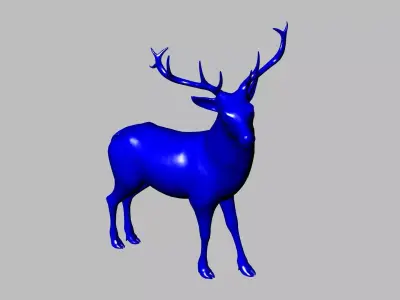 big size reindeer toy  stl verified 3D print model