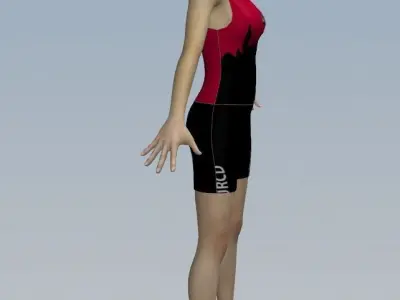 Sport Woman 3D model