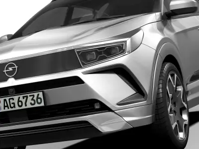 opel grandland 3D model