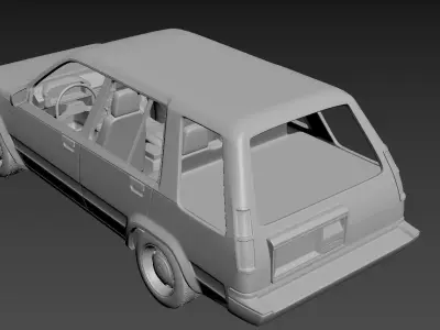 Toyota Tercel 4wd 1986  Body For Print 3D print model