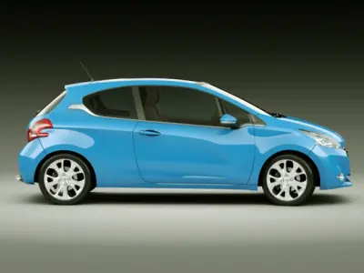 Peugeot 208 3 Door 3D model