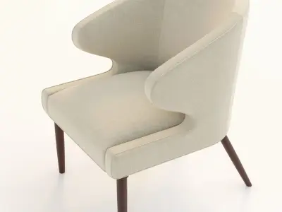 Lorae Arm Chair 3D model