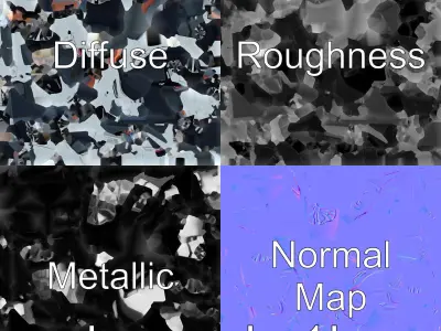 Futuristic Flying Taxi Concept Car 3D Model Low-poly 3D model