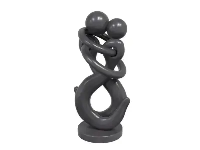 abstract sculpture 3D model