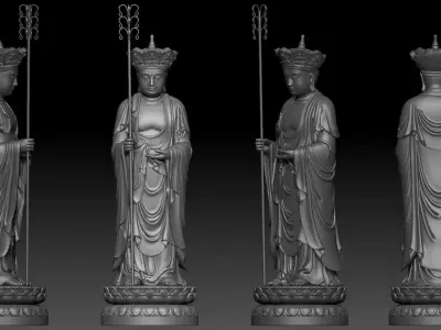 Bhikkhu  3D print model