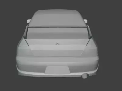 3D Printable JDM Rally Sport Sedan -1-30 Scale Performance RC 3D print model