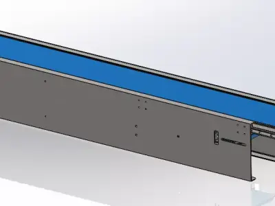The Telescopic Conveyor is available in STEP file format 3D print model
