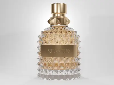 Valentino Perfume Low-poly 3D model