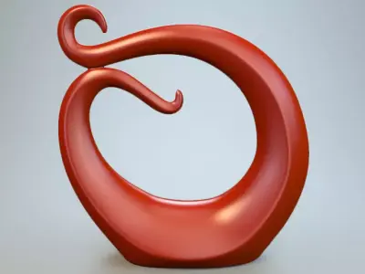 Abstract Figure m014 P 3D print model