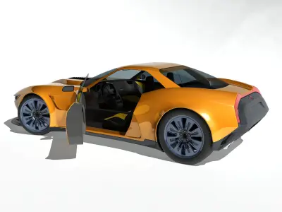 2013 Kukhri GT Concept Sports Car 3D model