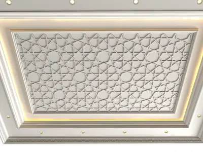Ceiling  in oriental style Arabic Ceiling  3D model