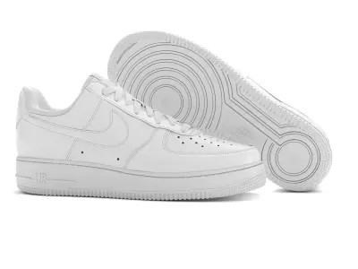  Air Force 1 Low Nike PBR Low-poly 3D model